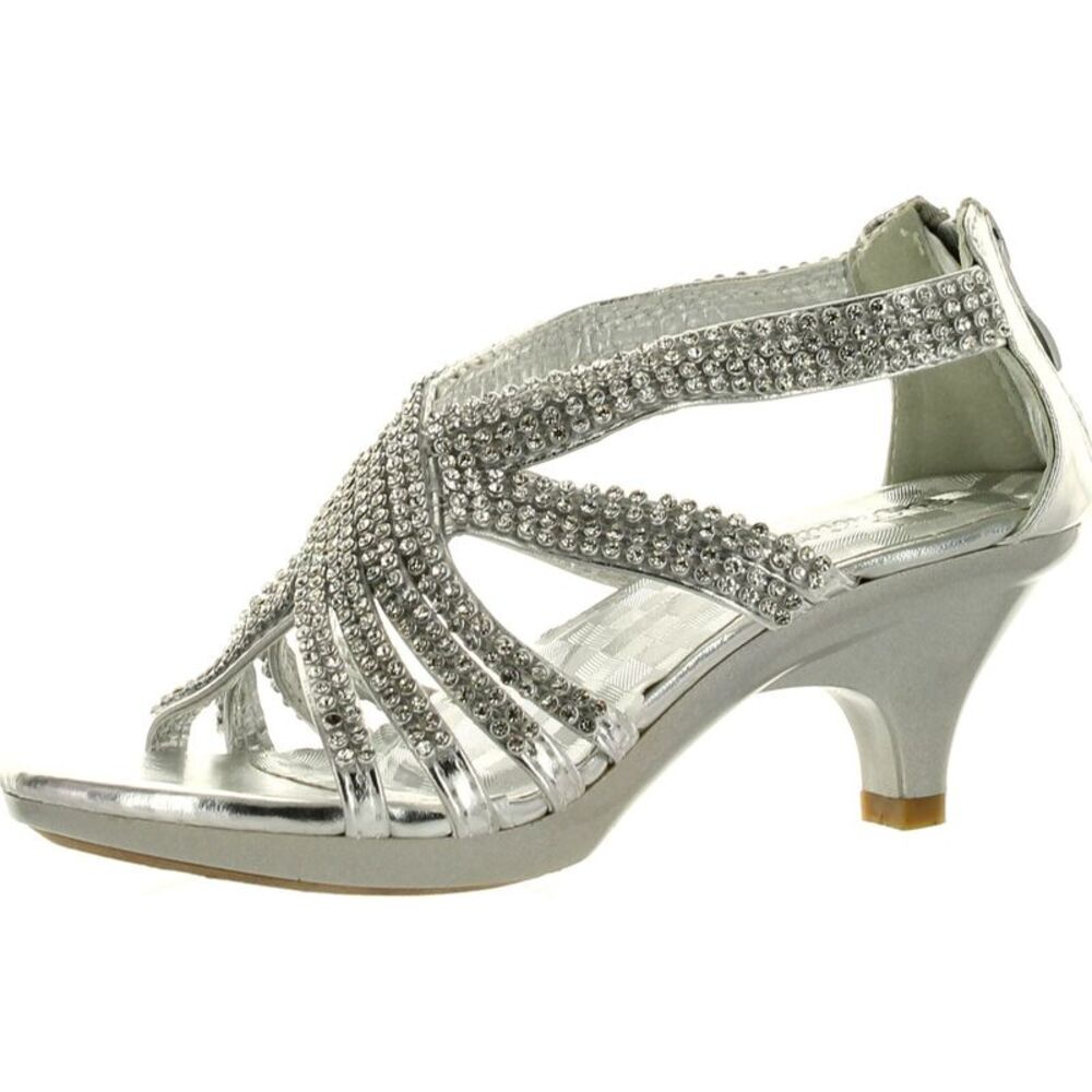 Static Footwear Angel-41K Silver ChildG sandals 3 NEW